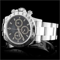 40MM Rolex Daytona Stainless Steel Watch