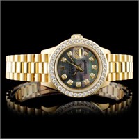 Diamond Ladies Rolex Presidential Watch