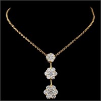 2.02ctw Diamond Necklace in 18K Gold