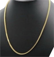 14 Kt Yellow Gold Fancy Link Chain Necklace