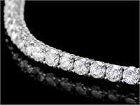 8ct Diamond Bracelet in 18k White Gold
