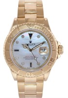 Rolex Yacht-Master Gold Diamond MOP 40 MM Watch