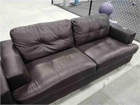 Faux Leather Couch - Great Condition