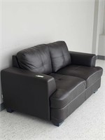 Faux Leather Couch - Great Condition