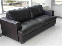 Faux Leather Couch - Great Condition