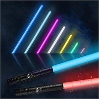 2 Pack RGB 15 Colors Metal Hilt FX Light Saber