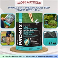 PROMIX 5-IN-1 PREMIUM GRASS SEED(COVERS UPTO 180m²
