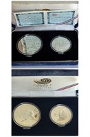 2 sets Seoul olympics silver coins