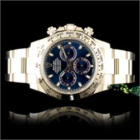 18K Gold Blue Dial Rolex Daytona Cosmograph