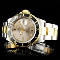 40mm YG/SS Rolex Submariner 16613 Watch