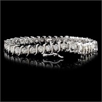5ctw Diamond Bracelet in 14K White Gold