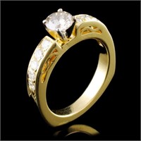 0.99ctw Diamond Ring in 18K Gold