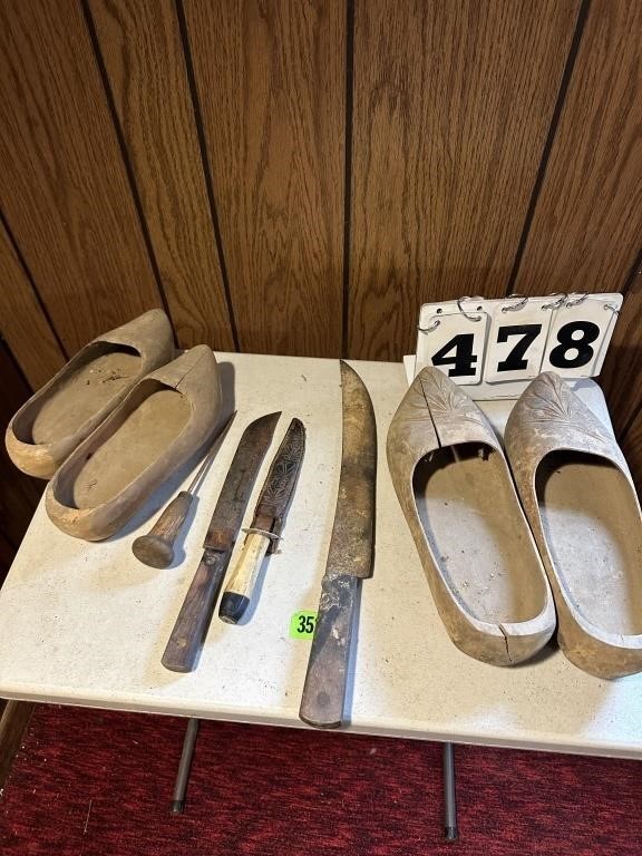 WOODEN SHOES AND OLD KNIFES