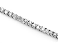 5ct Diamond Bracelet in 18k White Gold