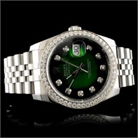 36MM Rolex DateJust 116234 1.35ct Diamond Watch