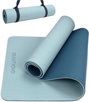 Yoga Mat with Strap, 1/3 Inch Extra Thick Yoga Mat