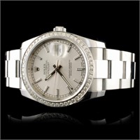 36MM Rolex DateJust 116200 Watch 1.35ct Diamond