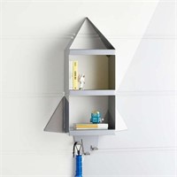 $70  Crate & Barrel Metal Rocket Shelf