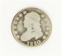 Coin 1820 United States Bust Quarter in Good