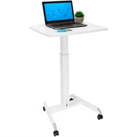 Mount-It! Rolling Desk Adjustable Height, Laptop C