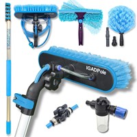 IGADPole 20 FT (6m) Window Cleaning Kit, Window Wa