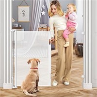 42 Inch Extra Tall Retractable Baby Gate 55" Wide