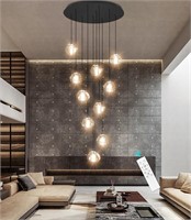 HAIXIANG LED Chandeliers for Dining Room Adjust Hi