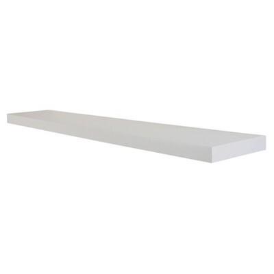 $41  60 White Slim Low Profile Floating Wall Shelf