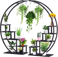 5-Tier Plant Stand  2 Pcs Half-moon  Garden  Patio