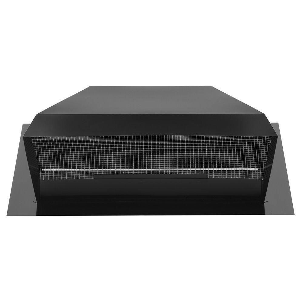 Roof Cap for High-Capacity Fans  1200 CFM  Black