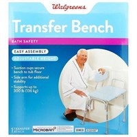 $630  Walgreens Transfer Bench - 300lb Capacity