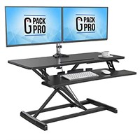 G-PACK PRO Standing Desk Converter Adjustable up t