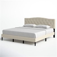 $323  King Arnette Upholstered Platform Bed
