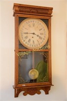 E. INGRAHAM COMPANY WALL CLOCK