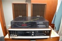 PANASONIC RS-876AS RECORD PLAYER WITH SPEAKERS