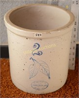 TWO GALLON UNION STONEWARE CROCK