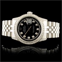 36MM Rolex with 1.50ctw Diamonds: DateJust Watch
