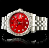 1.35ct Diamond Rolex DateJust 116234 Watch 36MM SS