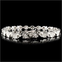 14K Bracelet with 0.98ctw Diamonds
