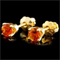 Citrine Earrings: 14K Gold, 0.78ctw
