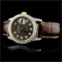 36MM Rolex 1.50ctw Diamonds: DateJust Watch