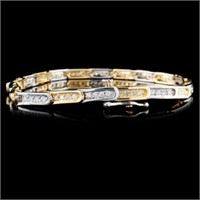 1.32ctw Diamond Bracelet in 14K Gold
