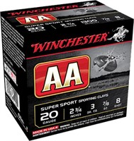 Winchester Ammo AASC208 AA Super Sport Sporting Cl