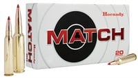 Hornady 80966 Match  308 Win 168 gr Extremely Low
