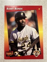 1992 TRIPLEPLAY BARRY BONDS CARD