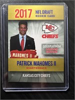 PATRICK MAHOMES 2017 ROOKIE PHENOMS NFL DRA