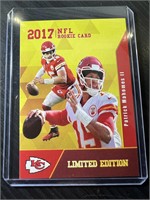 PATRICK MAHOMES 2017 ROOKIE GEMS NFL ROOKIE