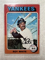 1975 TOPPS ROY WHITE CARD