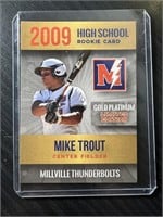 MIKE TROUT 2009 ROOKIE PHENOMS HIGH SCHOOL