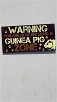 Guinea Pig Sign